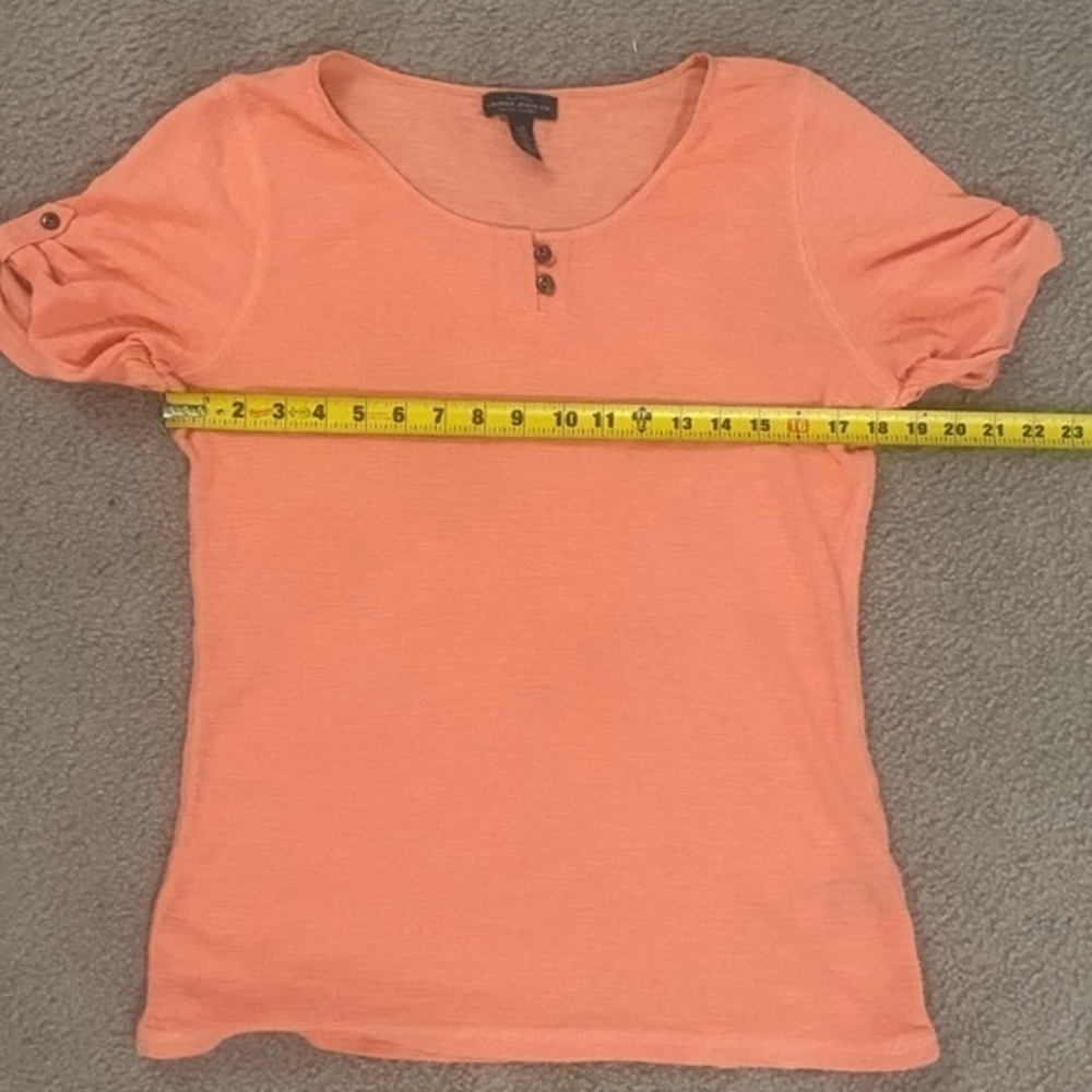 Ralph Lauren‎ Jeans Co Women’s Size 12 Coral Top - Picture 5 of 7